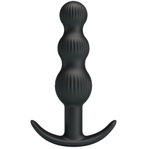 PRETTY LOVE - VIBRADOR ANAL SIDNEY 10 VIBRAÃÃES PRETO